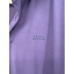 Travis Mathew Men's XL Purple Golf‎ Polo Shirt Short Sleeve Athletic